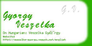 gyorgy veszelka business card